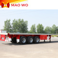 Professional 40 ft Flatbed Container Semi Trailer